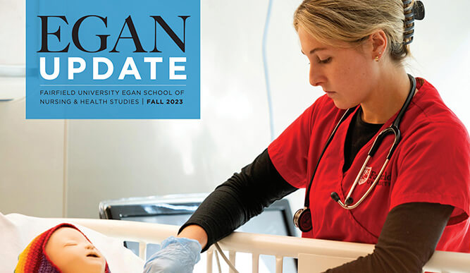 Cover of the The Egan School of Nursing & Health Studies Update